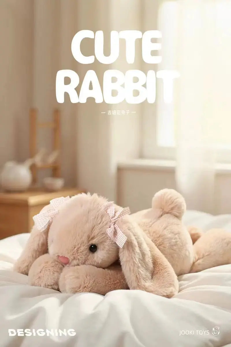 35Cm New Simulated Shy Rabbit Doll Stuffed Plush Toy Cartoon Anime Cute Pillow Pillow Pillow Children'S Birthday Gift Fun Doll