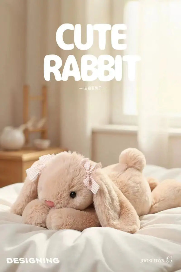 35Cm New Simulated Shy Rabbit Doll Stuffed Plush Toy Cartoon Anime Cute Pillow Pillow Pillow Children'S Birthday Gift Fun Doll